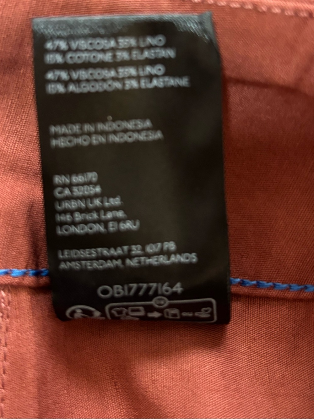 Maeve The Colette Full Length Wide Leg Pants in Cinnamon Size 29. NWT FLAW - Picture 14 of 15